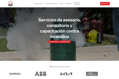 GIO Extintores - Sitio web