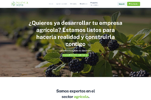 Potencia Agro - Landing page